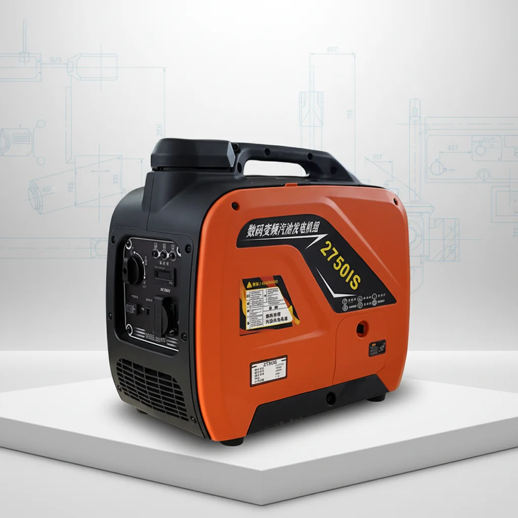 110V 120V Portable Generator 2000W Mini Power Generator 5.5L Fuel Tank For Truck RV Camping