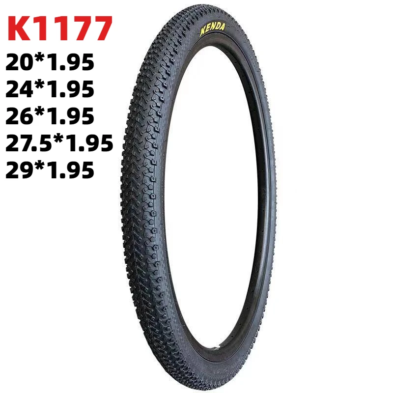 K1177 Mountain bike inner and outer tires 20 26 27 29 inch outer belt 27.5 24 inch high pressure American French mouth tire 1.95