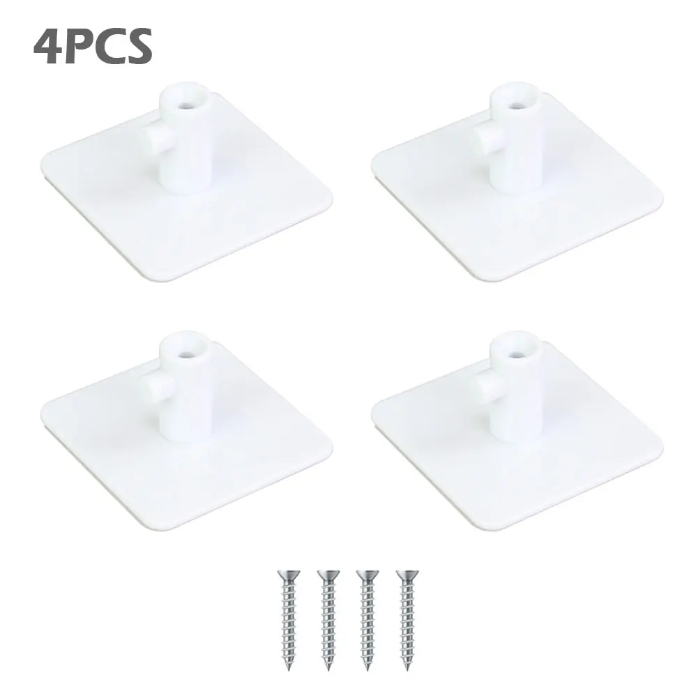 4pcs/6pcs Under Cabinet Universal Fixed Display Kitchen Storage Tools With Screws Stand Mixer Attachment Holder ABS Space Saving