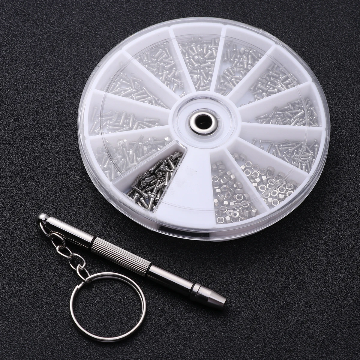 

600pcs Stainless Steel Screw Set For Mobile Phone Glasses Micro Screwdriver Compact Tool Kit Spectacle Repair Screws Sunglasses