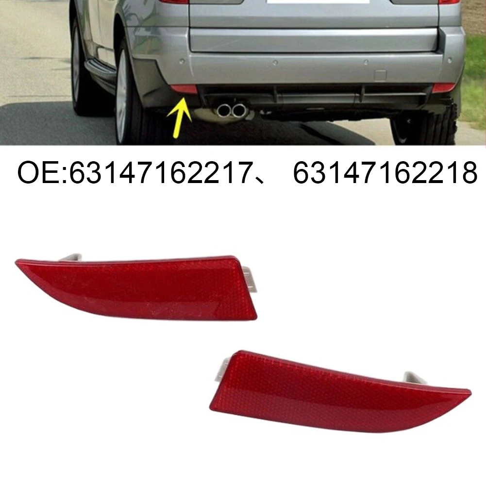 

﻿2PCS Rear Bumper Reflectors OEM 63147162217,63147162218 Replacement Parts For BMW For X3 2004-2010