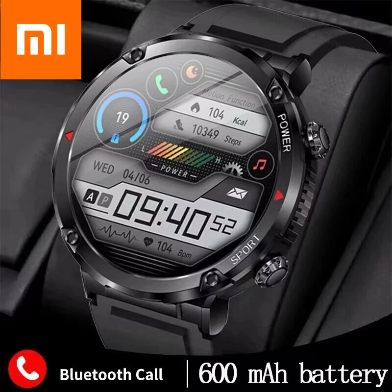 Xiaomi Smart Watch For Men 1.6 Inch Full Touch Bracelet Fitness Tracker Sports Watches Bluetooth Call Smart Clock Men Smartwatch