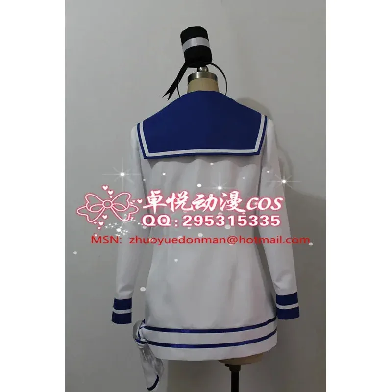

New Cosplay Costume Kantai Collection Tokitsukaze cosplay costume with hat and socks 11 VCXXVDCFN2025