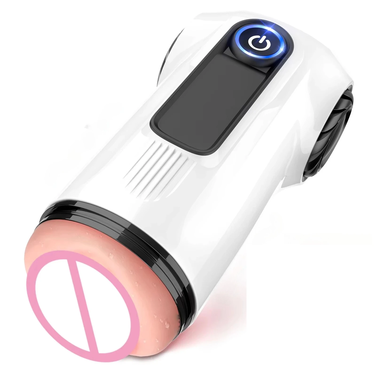 Fully Automatic Suction Male Masturbator, Hands-Free Penis Pump, TPE Deep Suction Masturbation Cup Adult Sex Toy for Men 18+