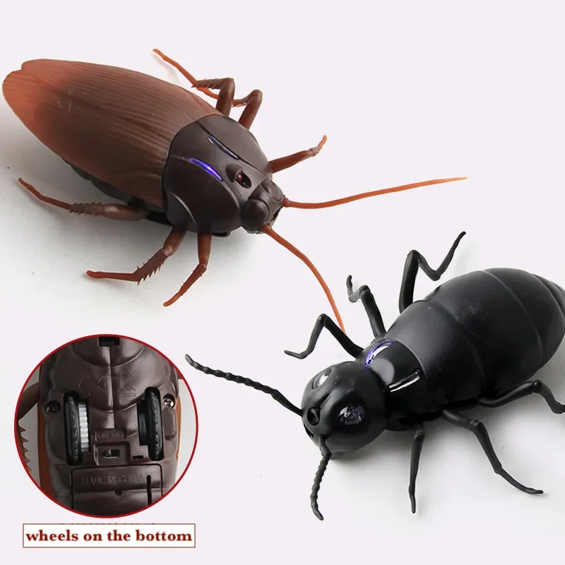 赤外線 RC リモコン動物昆虫おもちゃキット子供子供大人ゴキブリクモアリいたずらジョーク男の子ペット猫犬
