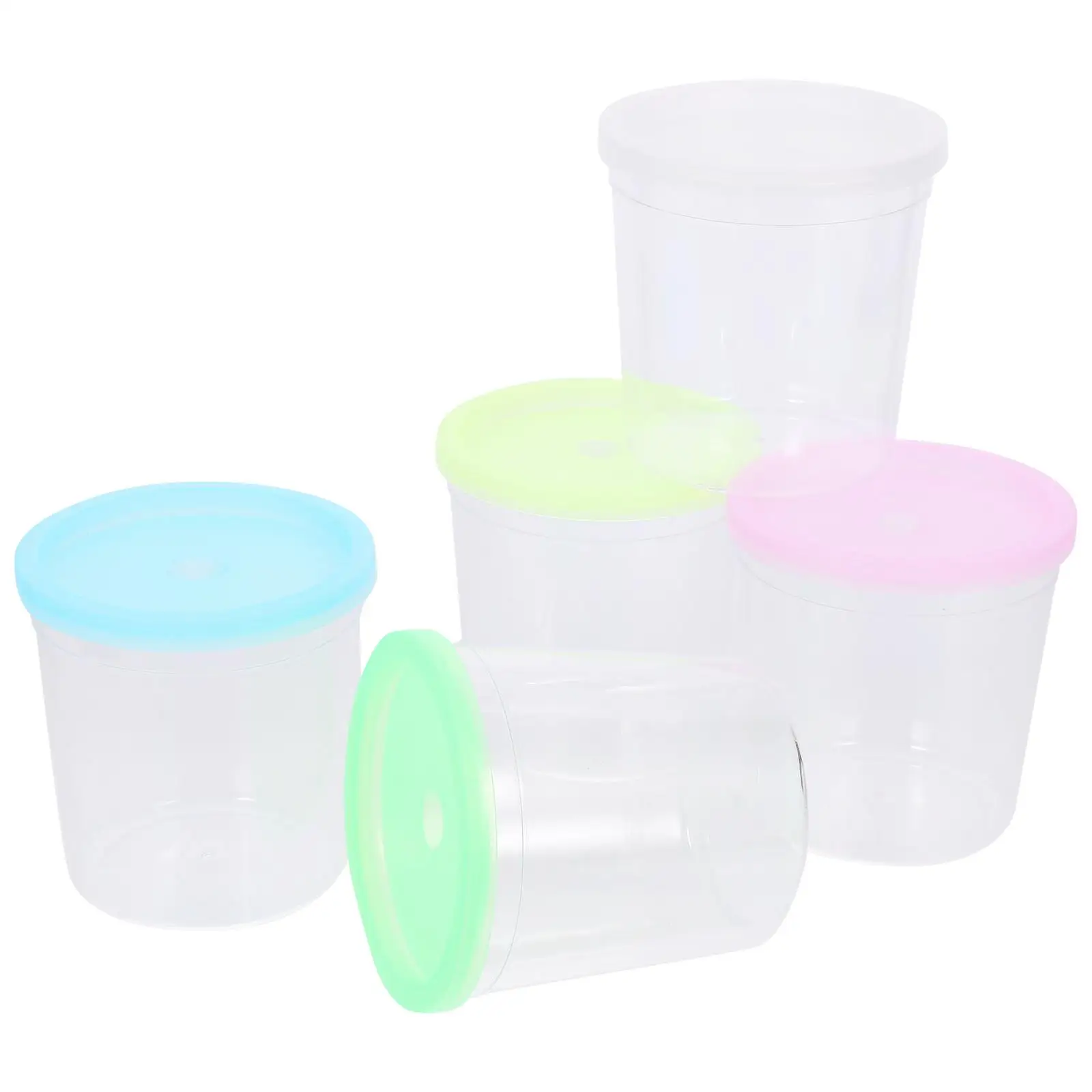 

12pcs Transparent Flower Arrangement Ddyeing Cup Fashion Jellyfish Cup Durable Betta Cup (Random Color)
