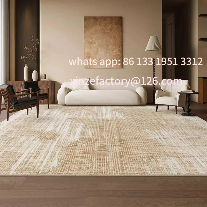 

Customizable wool carpet living room medieval cream wind light luxury advanced home non-slip sound insulation
