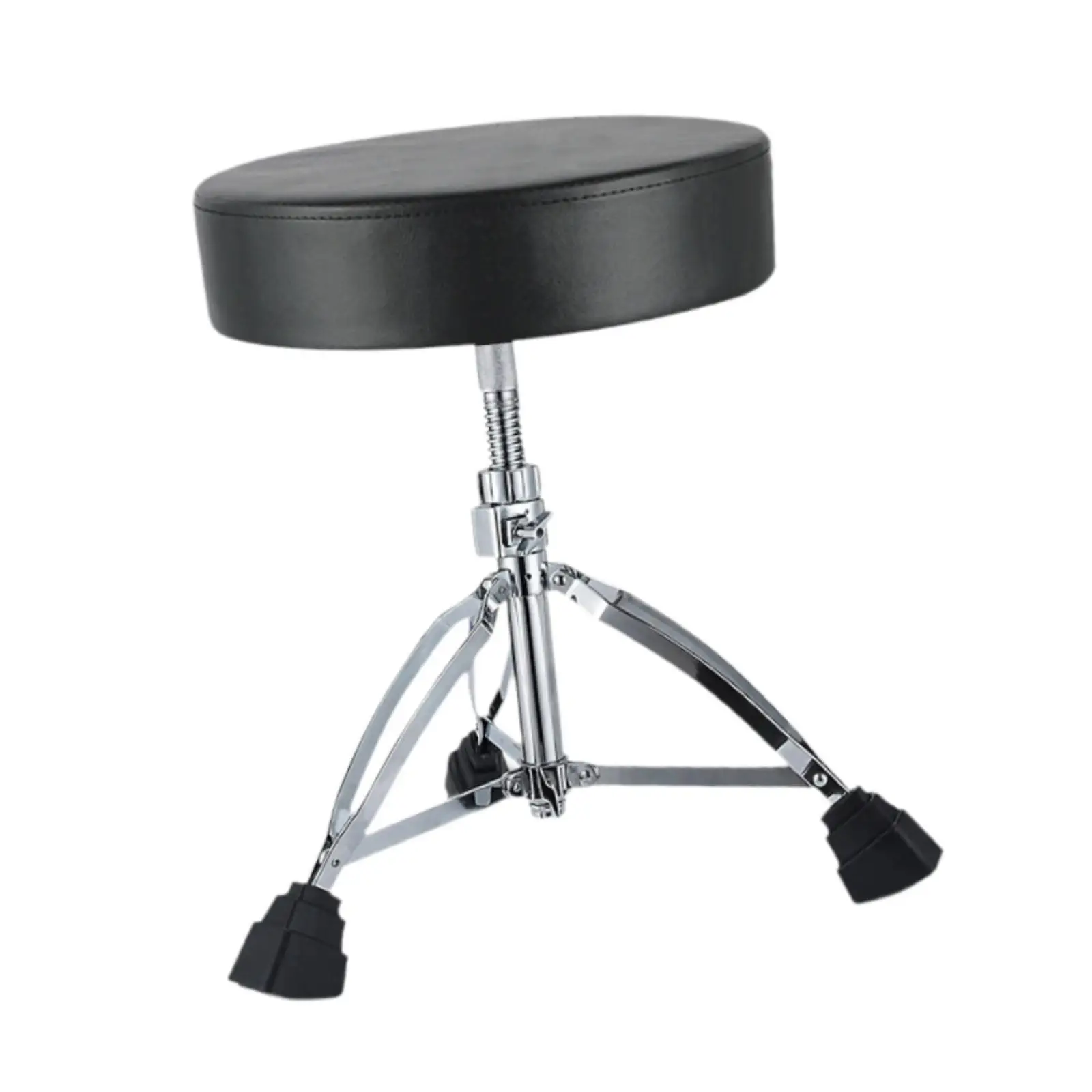 Drum Throne High Density Sponge Comfortable Portable Strong Load Bearing with Anti Slip Rubber Feet with Tripod Base Drum Chair