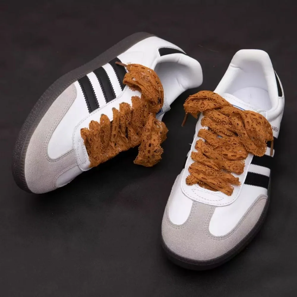 8 Farben, 2,9 cm Breite, flach, weich, ausgefallene Spitze für Turnschuhe, Schnürsenkel, Trend, Schönheit, Rosa, Weiß, Freizeitschuhe, Schnürsenkel, Zubehör – Detail 9