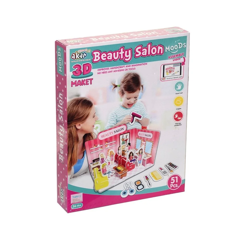 Beauty salon model 3d Puzzle