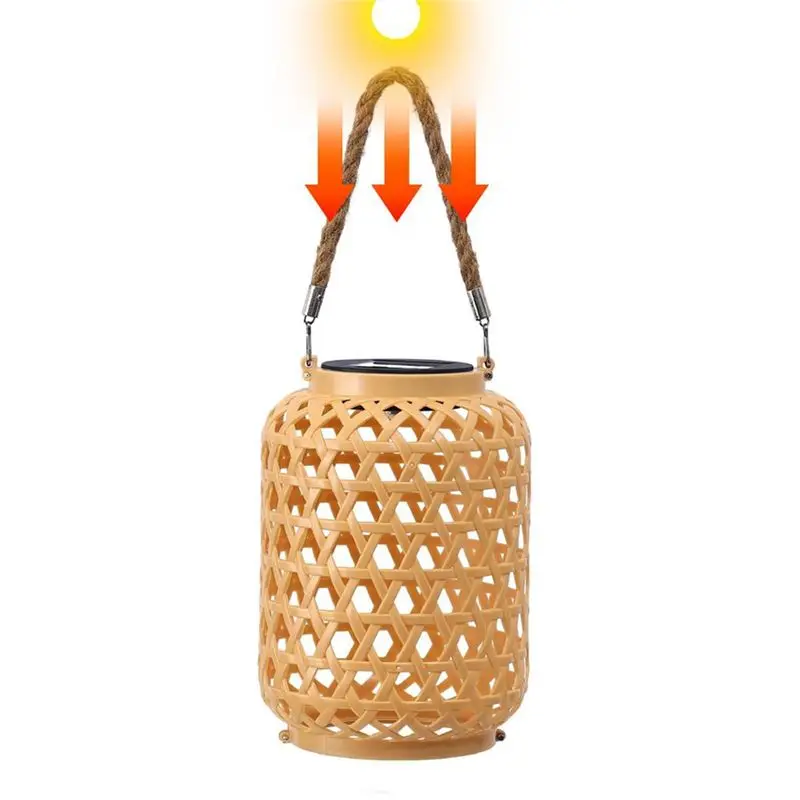 A84X-Outdoor Garden Hangings Lanterns Outdoor Decorative Garden Lamps Vintage LED Waterproof Camping Lamps For Yard Porch