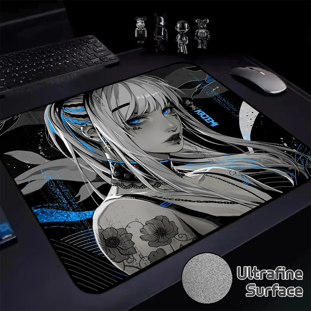 

Ultrafine Surface 400x450MM Mouse Pad Gamer Mousepad Game Locking Edge Computer Mask Girl Mouse Mat Gaming Speed Keyboard Pad