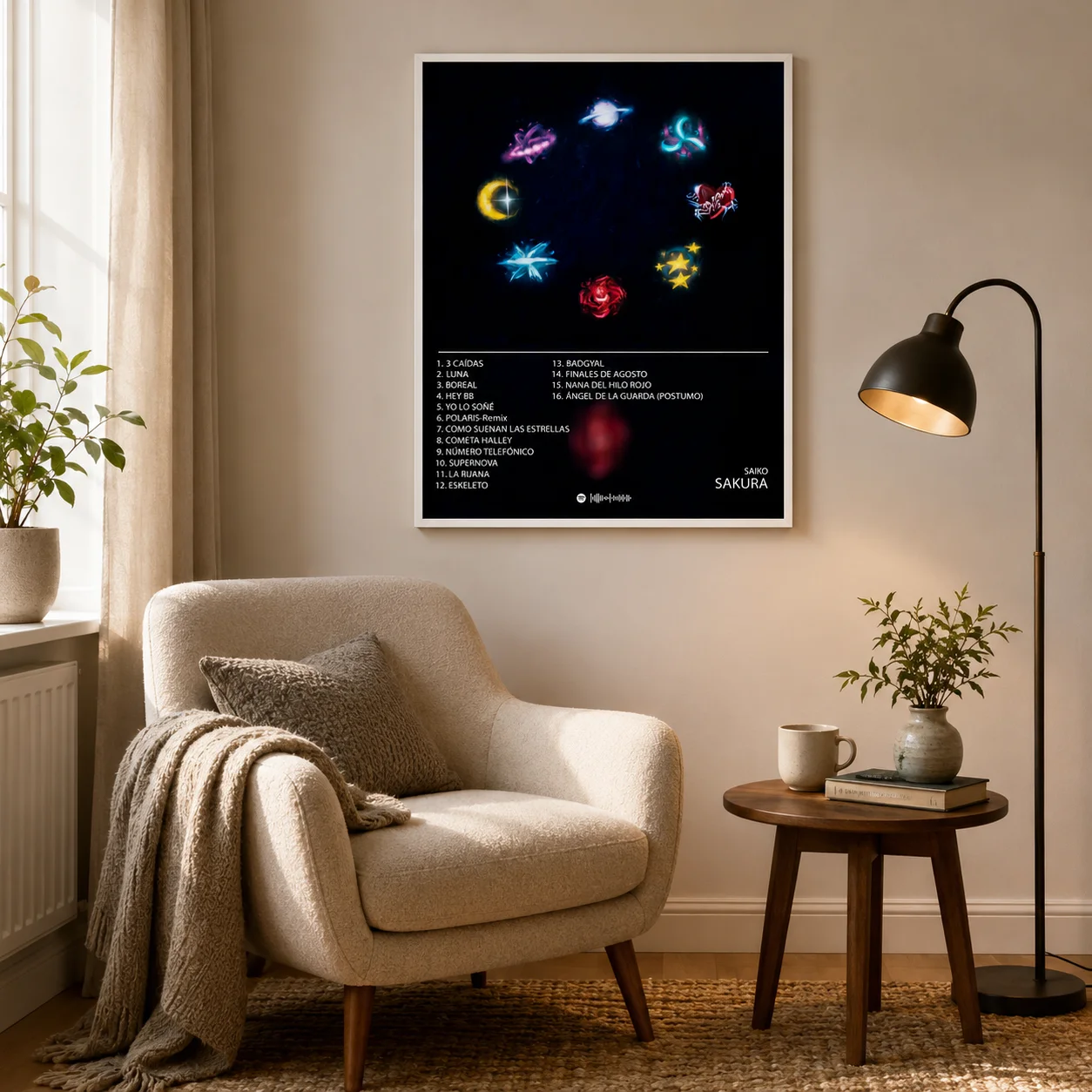 Canvas Wall Print, Modern Art Illustration, High‑Grade Home Decoration Artwork for Bedroom, Living Room, Office & Interior Space