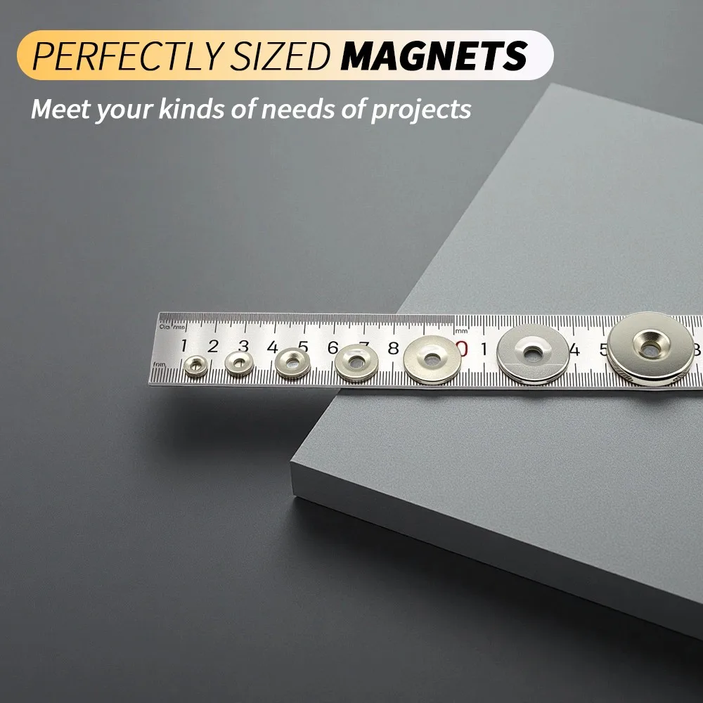 10x3-3 12x3-3 30x5-6mm Round Super Strong Neodymium Magnet with holes N35 Powerful Magnetic NdfeB Permanent Refrigerator Magnet