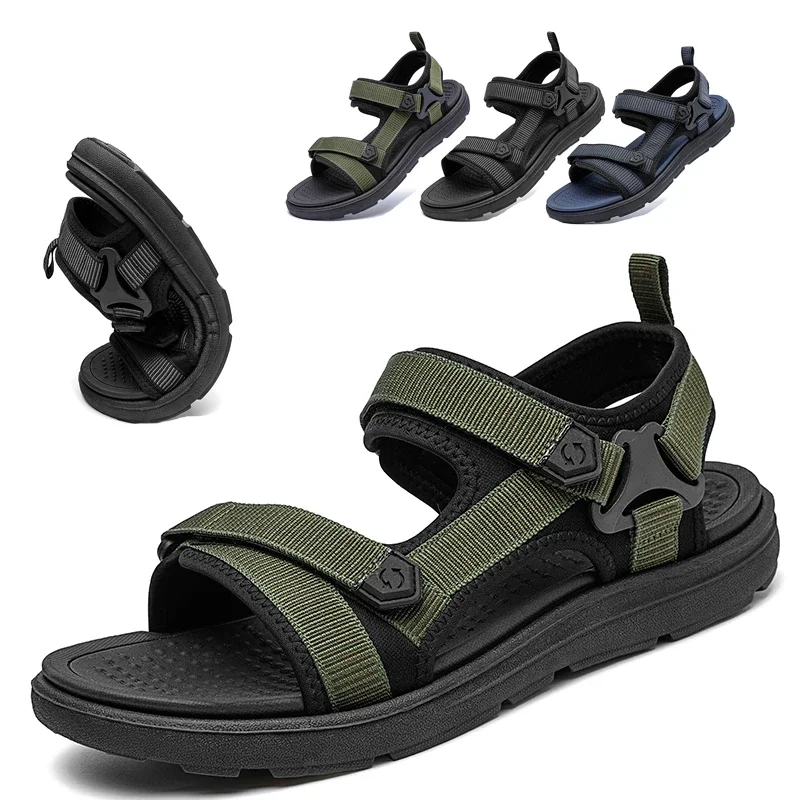 Outdoor-Mode Männer Sandalen Sommer Männer Schuhe Freizeit schuhe atmungsaktive Strands andalen Sapatos Masculinos plus Größe