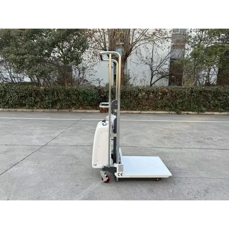 Factory direct sale Factory New Hot Sell Lift Tle 0kg Manual Platform Stacker Truck Hydraulic With Nylon Wheels N