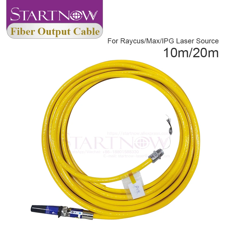 Startnow Fiber Optic Cable D80 FSI600 10M/20M Raycus MAX IPG for Fiber Laser Metal Cutting Machine  Fiber Extension Cable