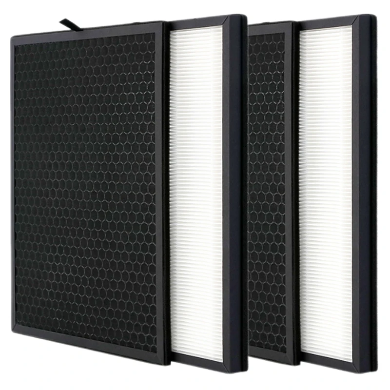 2 Sets FY1410 FY1413 Real Hepa Filter Activated Carbon Filter For  Air Purifier Replacement Parts AC1215