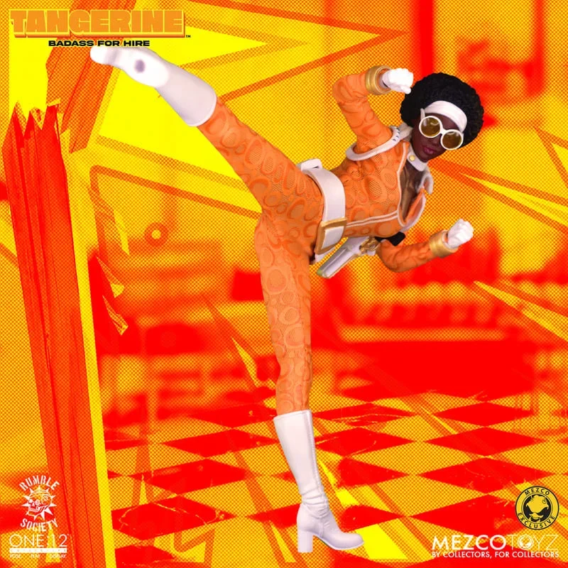 

Original Mezco Toyz Tangerine Badass For Hire Deluxe Edition In Stock Anime Collection Action Figures Model Toys