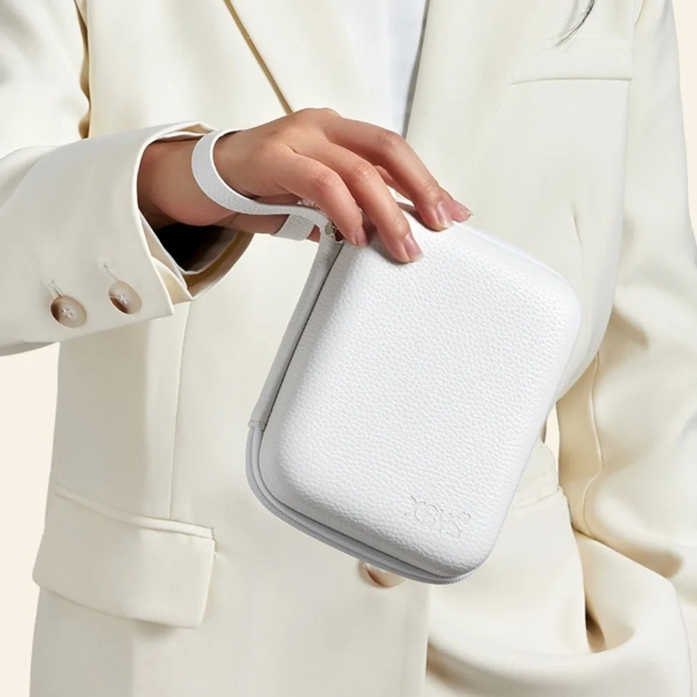 حقيبة سماعة رأس من الجلد EVA مقاومة للصدمات، حقيبة تخزين رقمية EVA مقاومة للغبار، محمولة ومقاومة للاهتراء