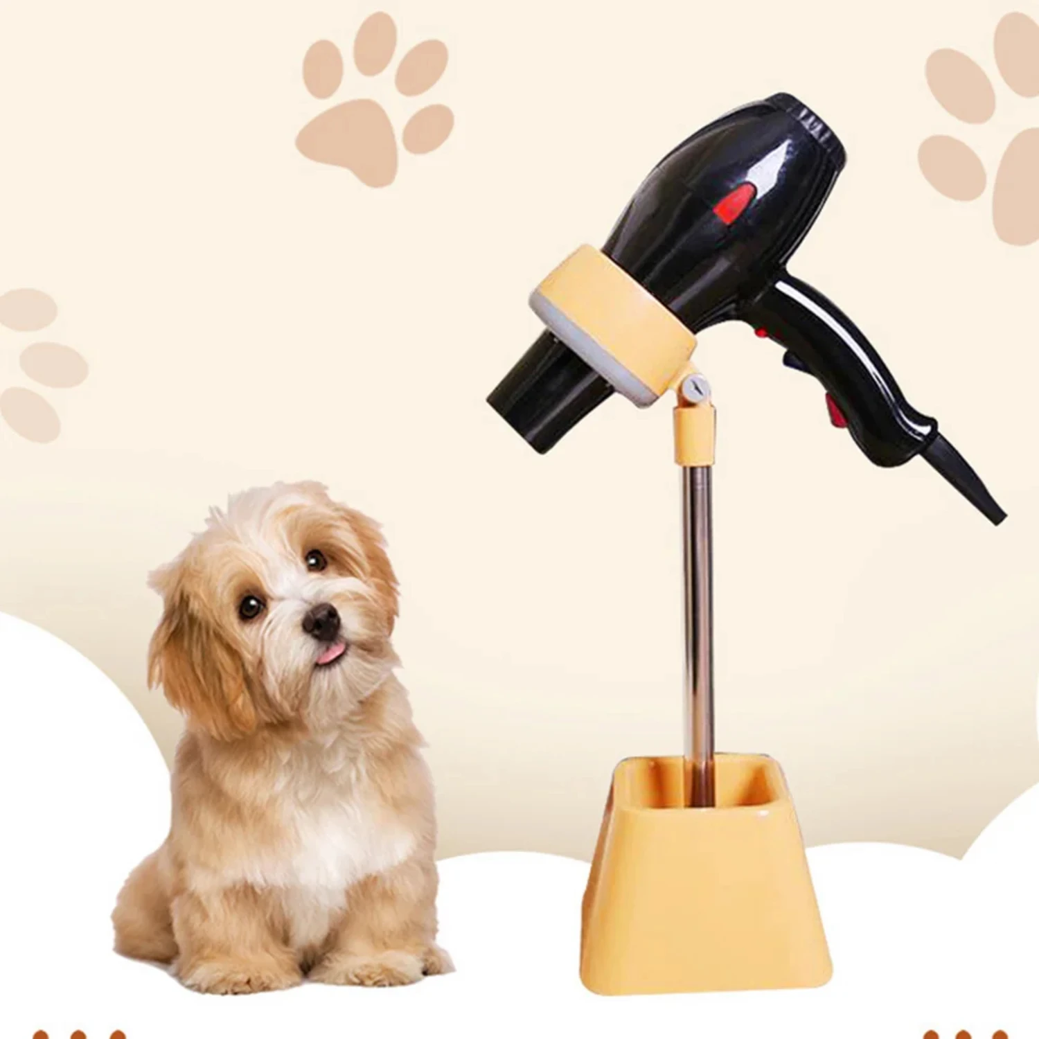 

Hairdryer Holder Stand Pet Hair Dryer Bracket Dog Cat Grooming Dryer Support Frame Braces Organizing Clothes Dryer Bracket Puppy