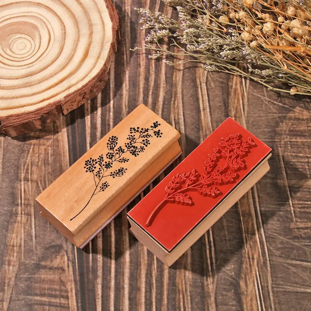 

1 шт., стандартный штамп для шитья, сад, винтажные травяные растения, деревянные резиновые штампы, скрапбукинг, сделай сам