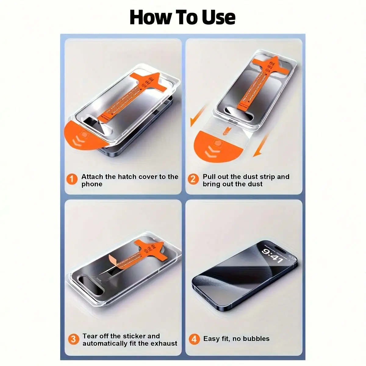 3 قطع واقي شاشة من الزجاج المقوى عالي الدقة متوافق مع هاتف IPhone 17 Pro Max/17 Air/16 Pro Max/16 Pro/16 Plus/16E/16/15 Pro