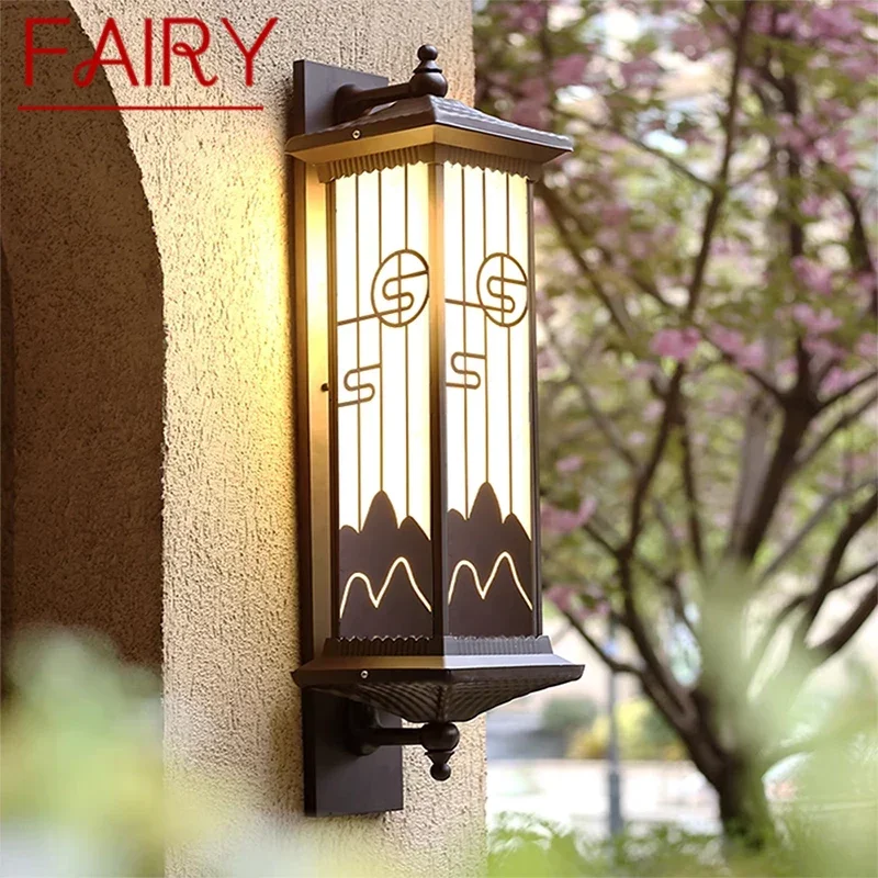 

FAIRY Contemporary LED Outdoor Wall Lamps Electric Simplicity Waterproof Balcony Hallway Courtyard Villa Gate Hotel