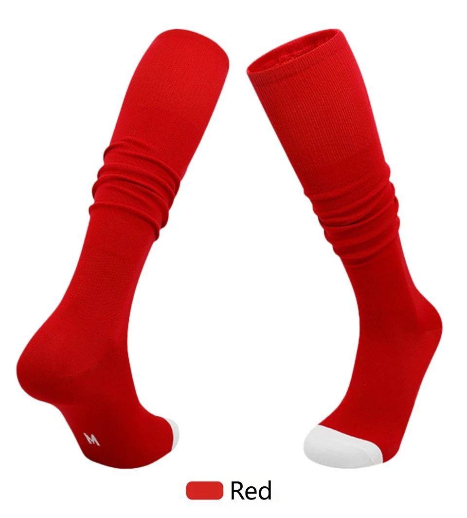 Loogdeel Professionelles Trainingsspiel, Sportsocken für Männer und Frauen, lange Länge, High-Top-Fußball-Softball-Socken, lange Socken – Detail 12