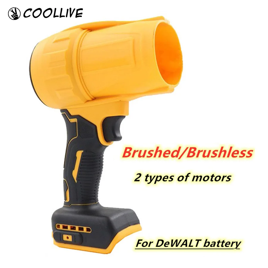 For Dewalt 20V Battery Violent Air Blower Turbo Fan Portable Air Duster KeyBoard Cleaning leaf blowing car washing hair dryer