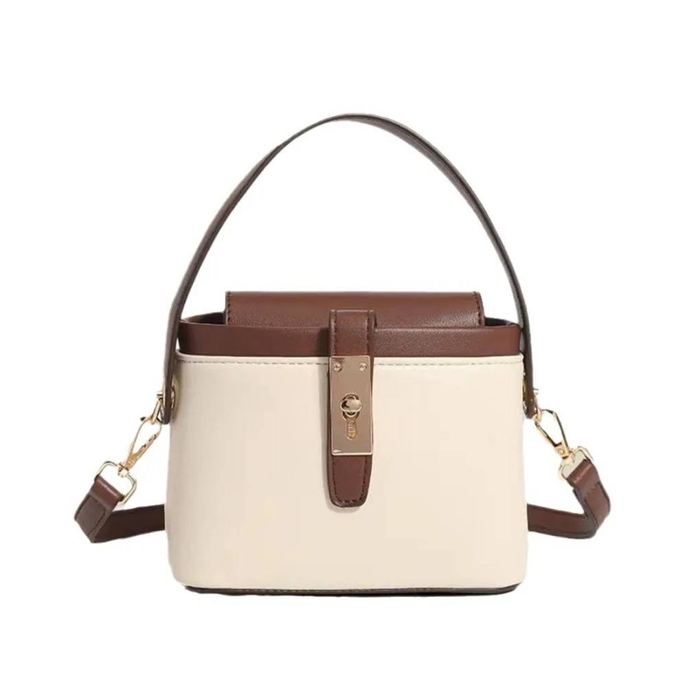 

2025 spring and summer new exquisite bucket bag women's classic versatile printed shoulder bag premium messenger women's bag