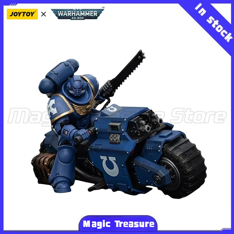 

【MT】JOYTOY 1/18 Action Figure Warhammer 40K Space Marines Ultramarines Outriders Brother Catonus Anime Figures Toys Model