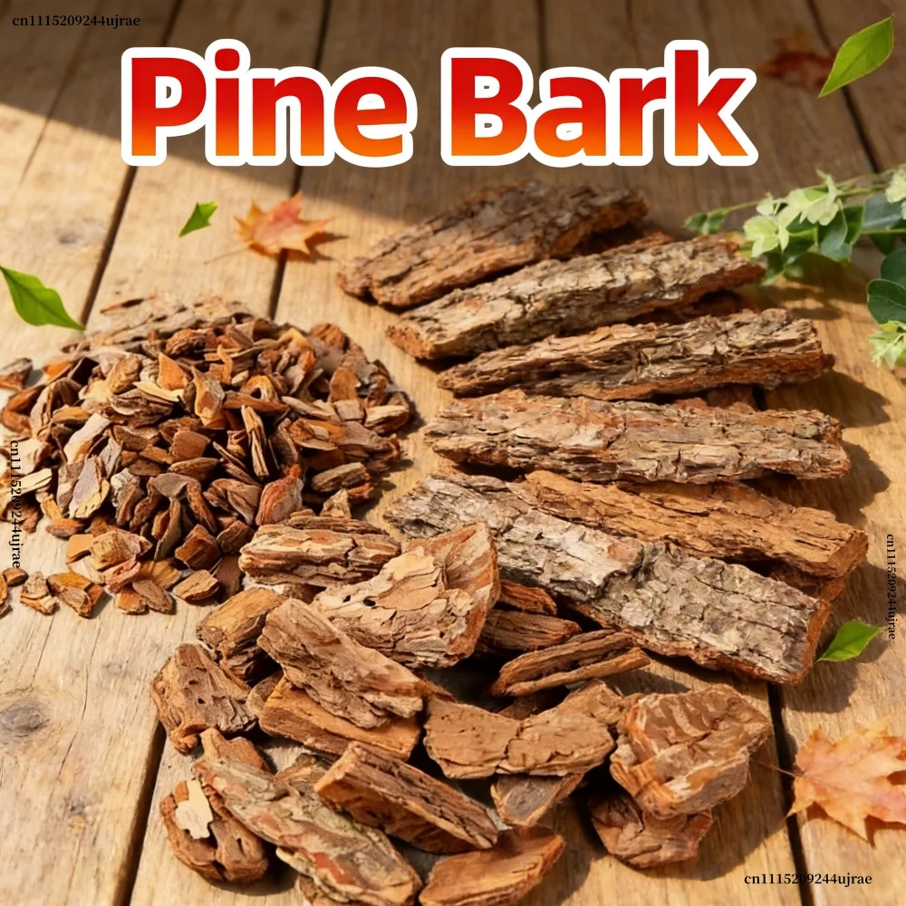 500g Fermented Organic Pine Bark Nuggets, Natural Soil Amendment for Garden, Orchid, Succulent, Bonsai & Blueberry Cultivation