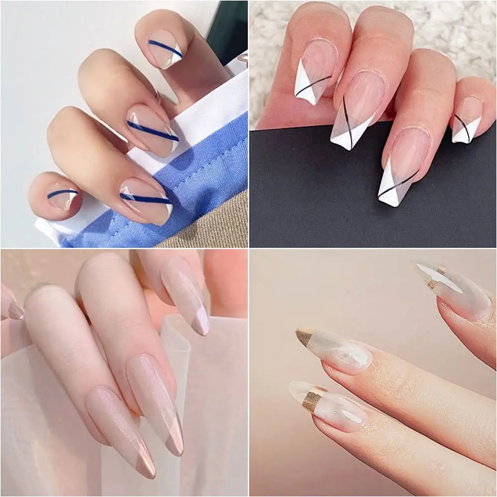 1Roll Nail Art Adhesive Tapes French Manicure Tips Masking Taps Do Pattern Nail Designs Stickers Tape For Nails Art Decorations