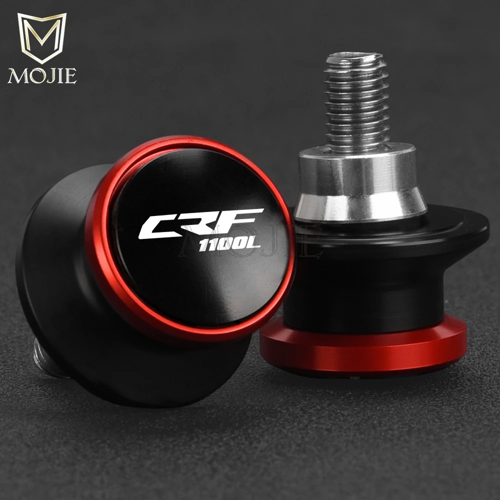Motorcycle 8MM Stand Screws FOR HONDA CRF1100L AFRICA TWIN CRF 1100 L 2015-2023 2024 2025 CNC Aluminum Swingarm Sliders Spools