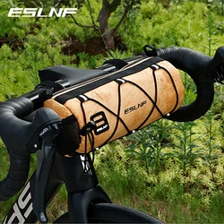 ESLNF Bike Front Tube Bag Waterproof Bag Bicycle Handlebar Basket Multifunction Pack Portable Large Capacity Cycling Accessory