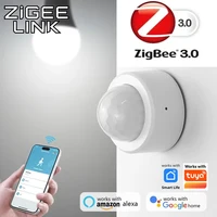 Sensor de Movimiento PIR Zigbee 3.0, Detector Infrarrojo Inteligente, Sistema de Alarma Inalámbrico para el Hogar, Compatible con Tuya, Alexa y la Aplicación Smart Life