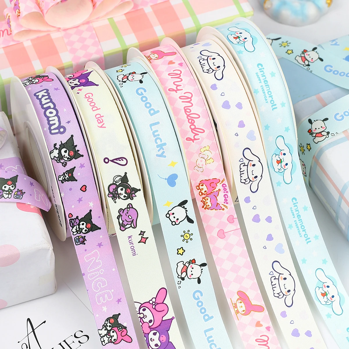 Kulomi Ribbon Jade Gui Dog Pacha Dog Sanrio Cartoon Ribbon Packaging Gift Box Gift Ribbon