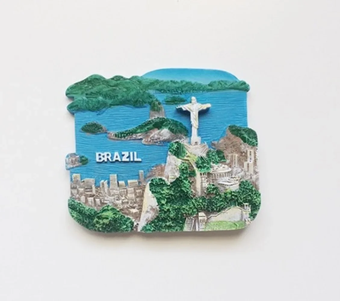 

Corcovado Rio de Janeiro, Brazil Fridge Magnets World Travel Souvenir Refrigerator Magnetic Stickers Home Decoration