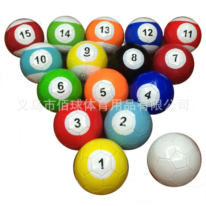 Snookball Foot Pool Game Set, Inflatable Soccer‑Style 5# Ball Snooker Toy for Family Indoor Outdoor Party