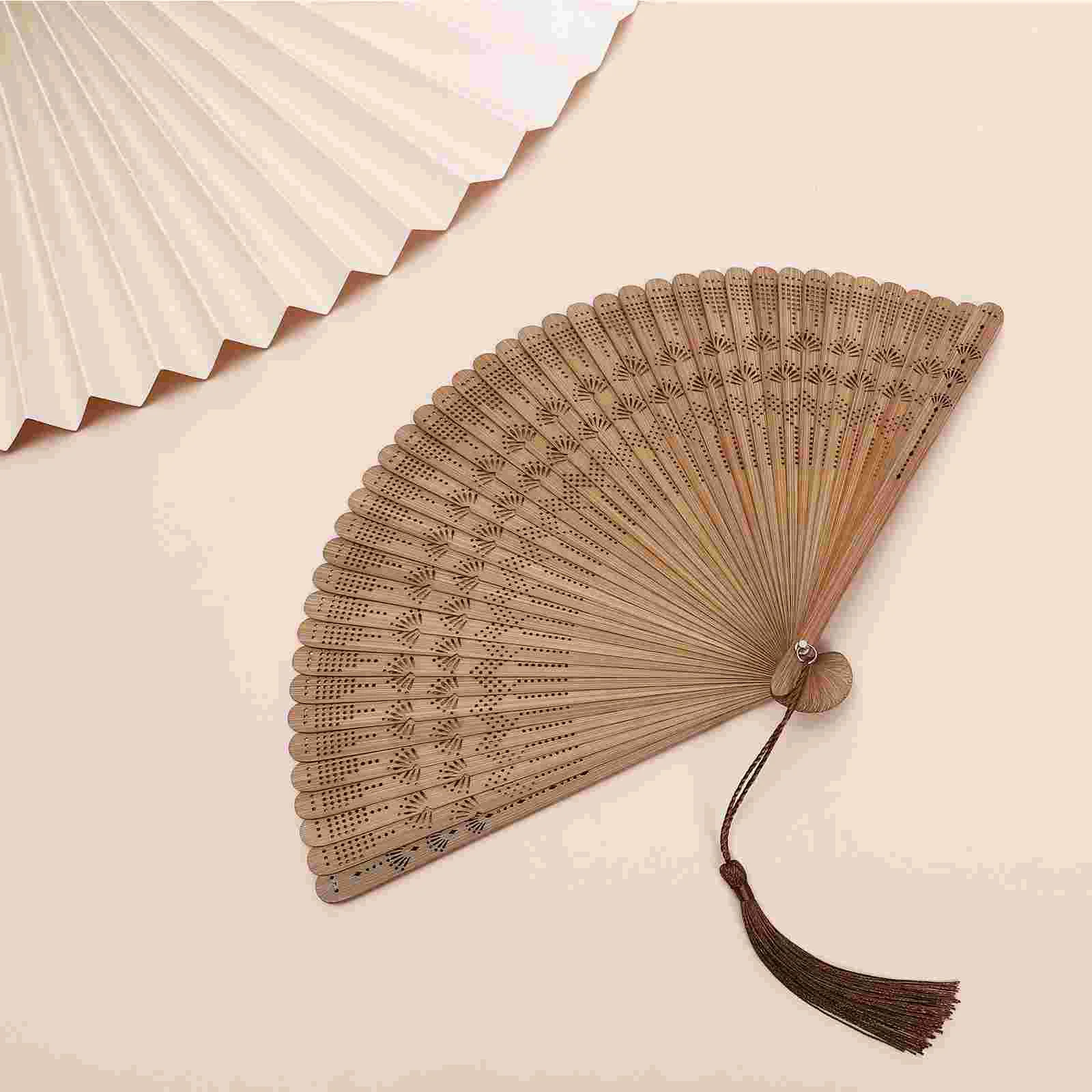 Folding Fans Handheld Aldult Chinese Bamboo Foldable Vintage Men Women Portable