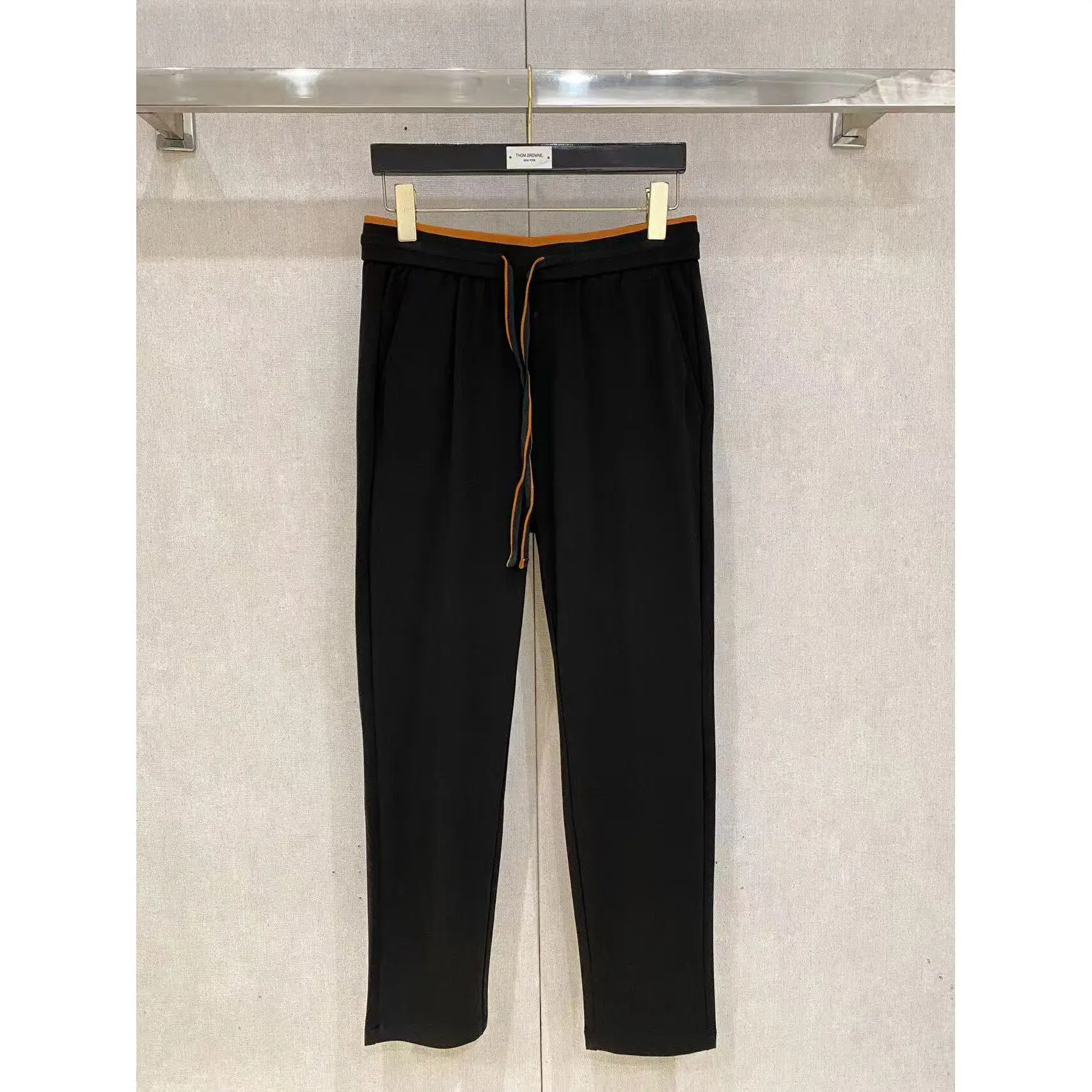 

Italian old money style LP 26ss letter embroidered straight sports casual pants