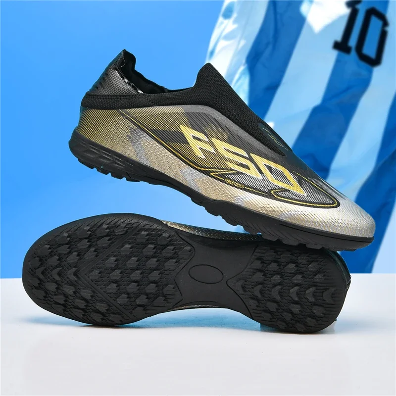 Neue Herren-Fußballschuhe, Sportschuhe, Futsal, hoher Knöchelschutz, atmungsaktiv, rutschfest, hochwertige, ultraleichte Fußballschuhe für Outdoor-Spiele – Detail 7