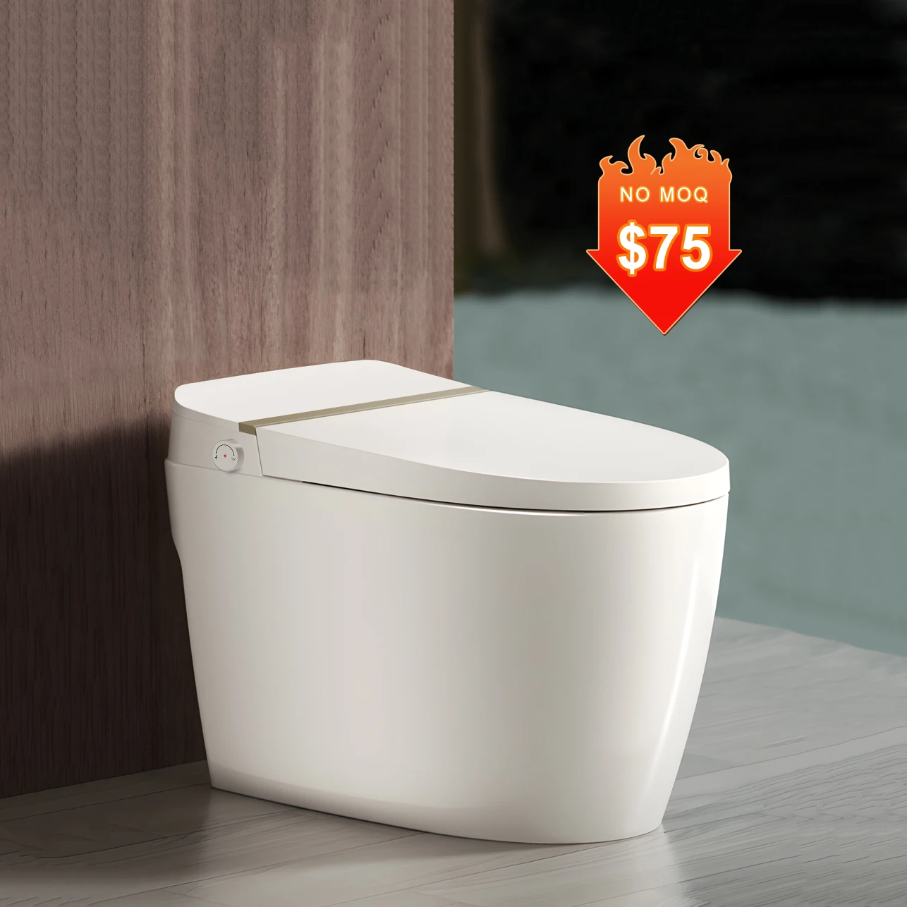 

No Electricity Smart Toilet Inodoros Toilette Inteligente Smart Toilet Bowl Intelligent Toilet for Bathroom