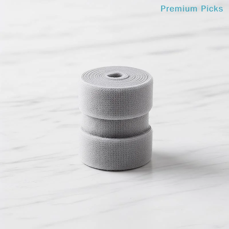portableStrong Adhesion Cuttable Hook Loop Cable Organizer Tape Reusable  for Gym Fitness Equipment Cable Management