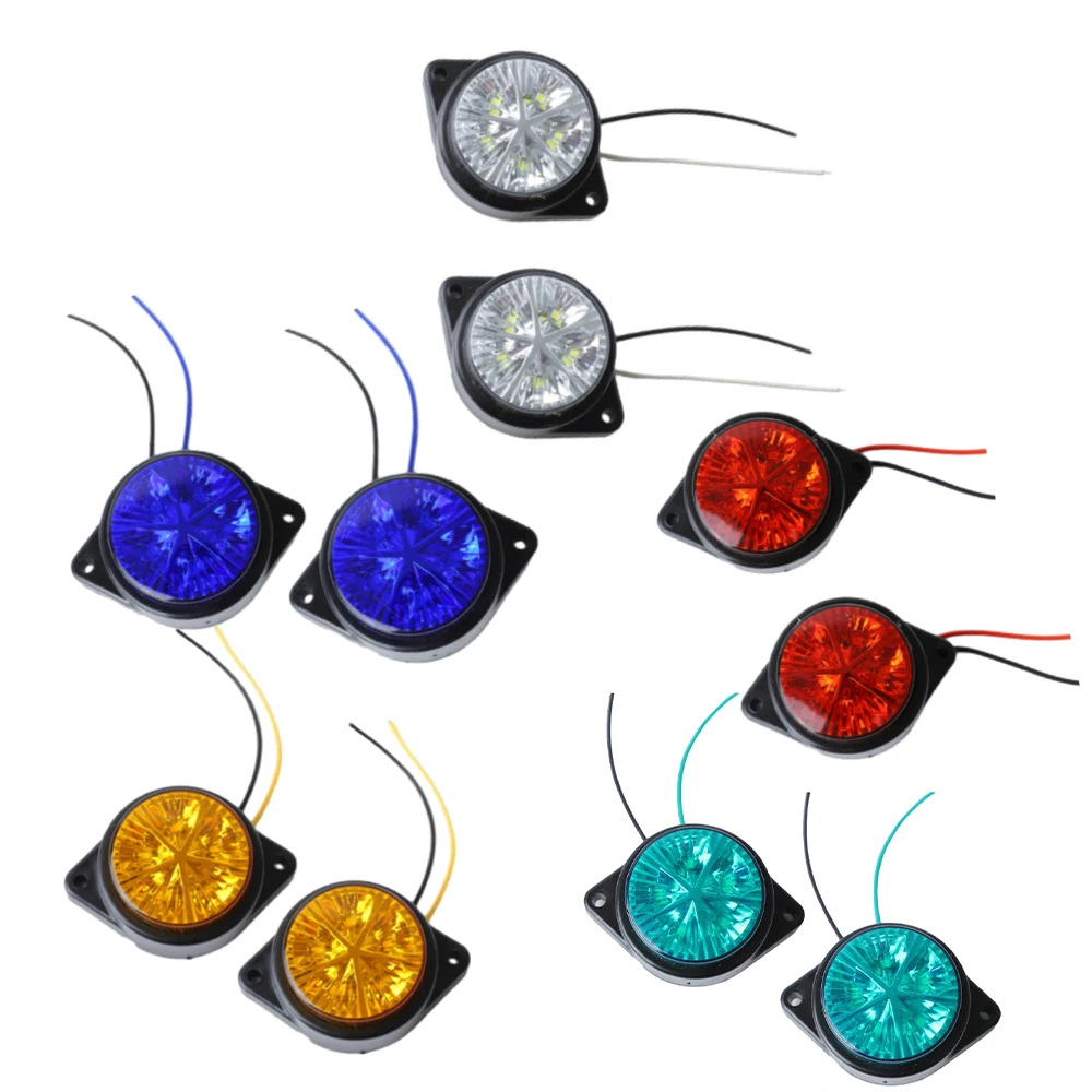 12V Car Truck Van Trailer Side Marker Lights for  Various vehicle models, including cars, trailers, trucks, lorries, and vans.