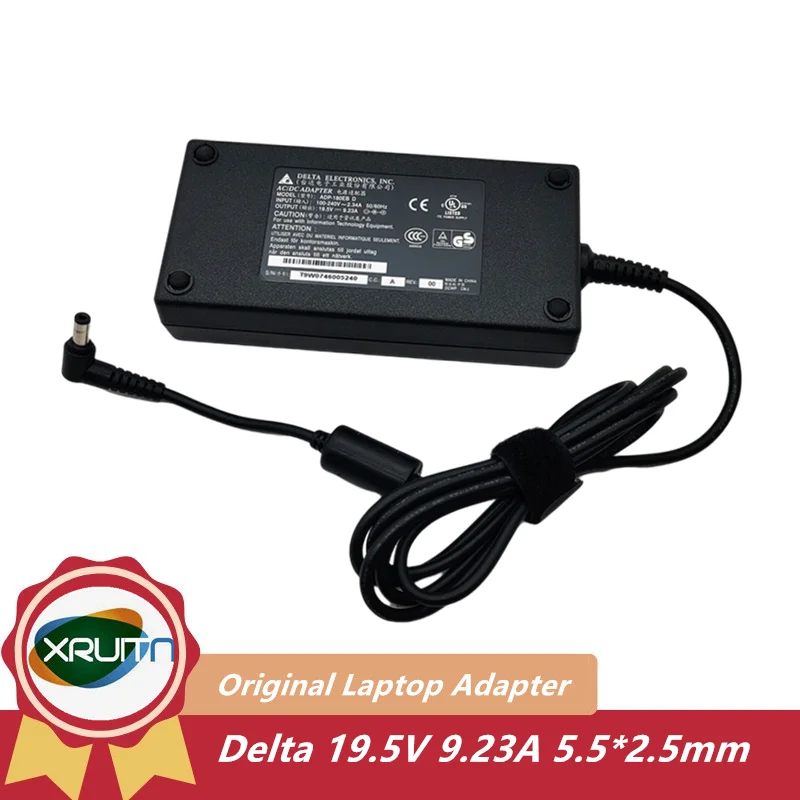 Delta 19.5V 9.23A 5.5*2.5 Genuine ADP-180TB F180W Laptop Adapter For HASEE MSI GT60 GT70 GS63VR GS73 17B4 GE63 GE73 ADP-180EB D