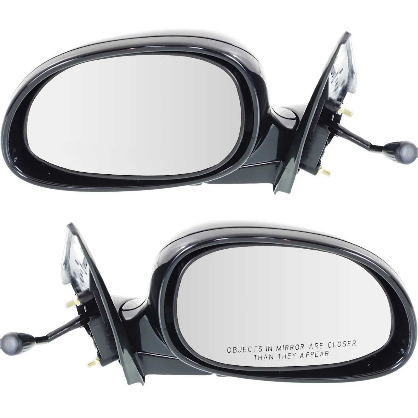 

Manual Remote Mirror Set Of 2 For 1992-1995 Honda Civic Manual Folding Paintable