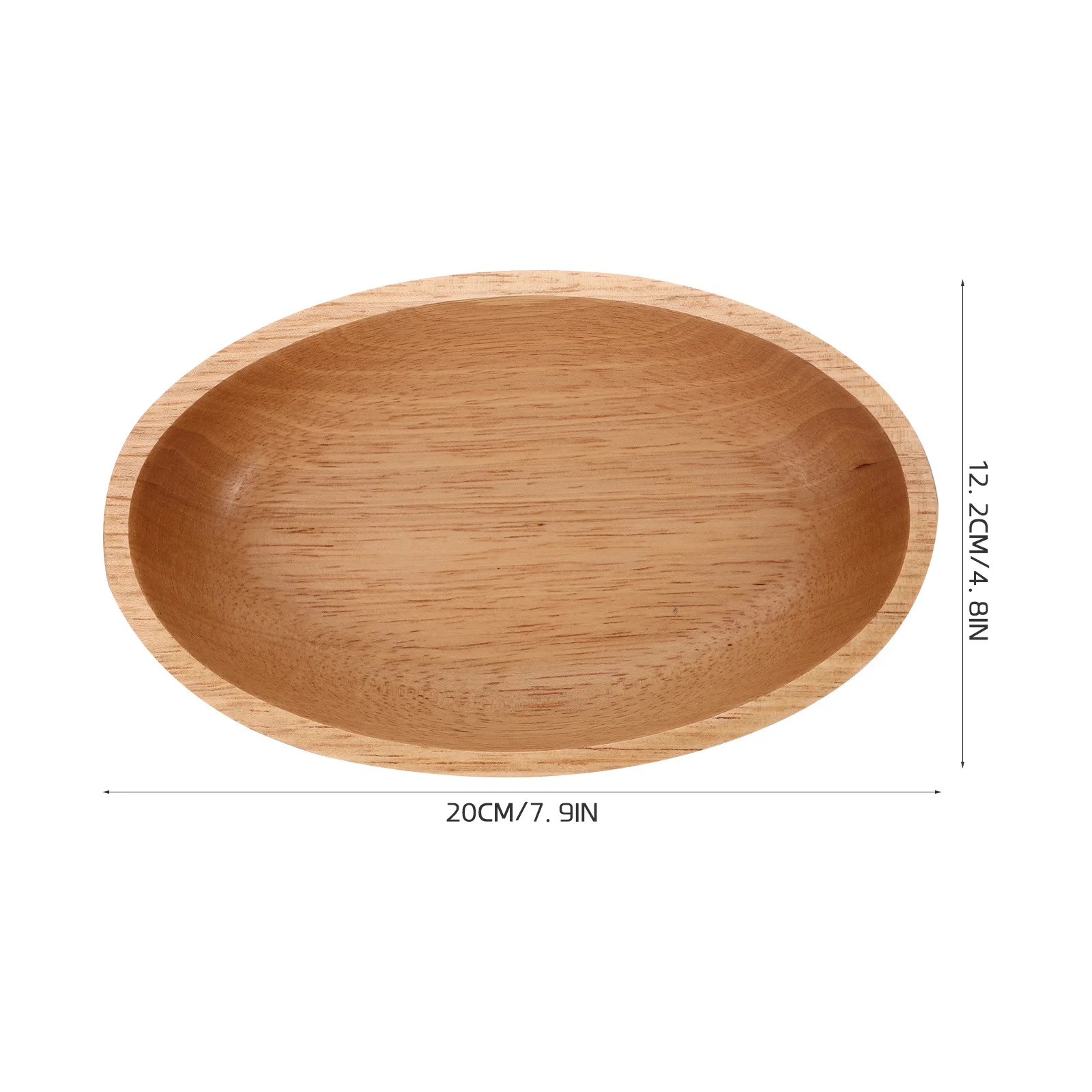 

Wood Fruit Plate Solid Wood Material Rustic Design for Food Serving Storage Snacks Appetizers Sushi Dessert Home Kitchen