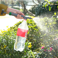 Manual High Pressure Air Pump Manual Sprayer Adjustable Drink Bottle Spray Head Nozzle Garde